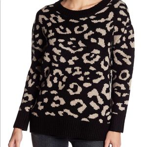 Philosophy Leopard Sweater Sz L